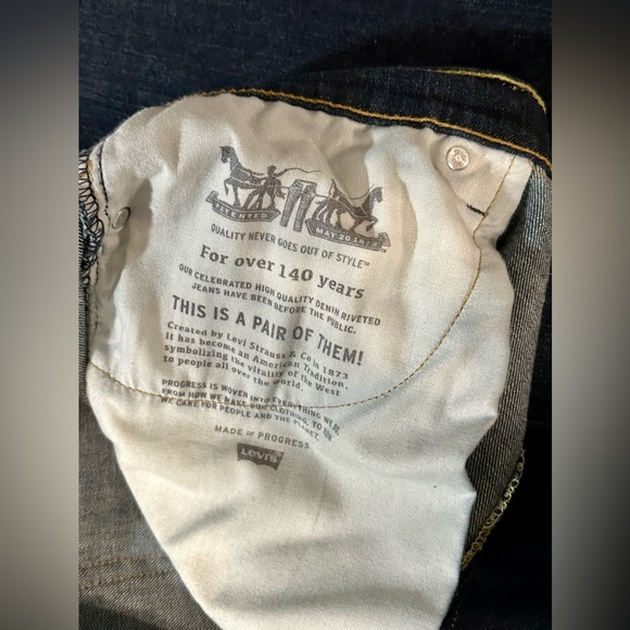 Levi’s‎ 541 Blue 44x32 Straight Leg Denim Athletic Fit Pre-owned - Picture 8 of 12